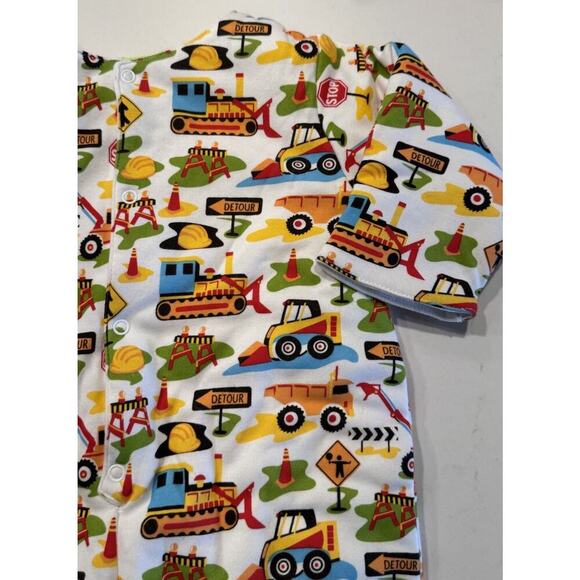 SnoPea Baby Size 6 Months Construction Builder Winter Outfit Dump Trucks READ - Picture 3 of 9